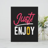 Just Enjoy With Beer (Standing Front)