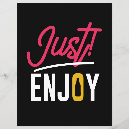 Just Enjoy With Beer (Front)