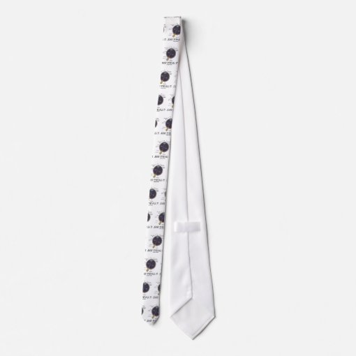 Just Eyeball It (Eye Anatomy Approximation Saying) Tie | Zazzle