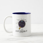 Just Eyeball It (Eye Anatomy Approximation Saying) Two-Tone Coffee Mug