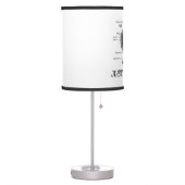 Just Eyeball It Human Eye Anatomy Geek Advice Table Lamp (Left)