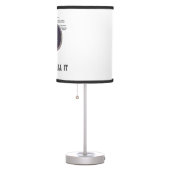 Just Eyeball It Human Eye Anatomy Geek Advice Table Lamp (Right)