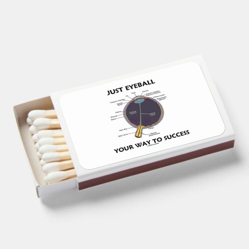 Just Eyeball Your Way To Success Eye Anatomy Humor Matchboxes