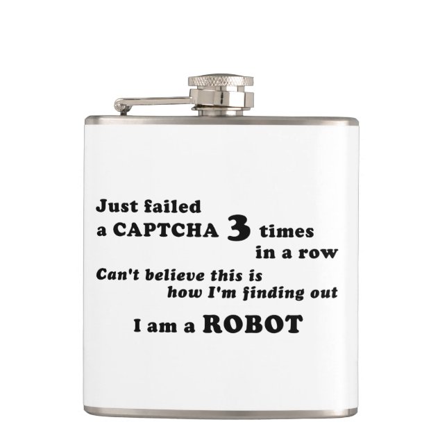 Just failed a CAPTCHA 3 times... Flask (Front)
