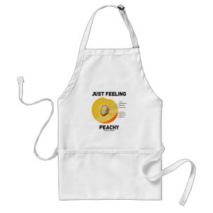 Just Feeling Peachy (Peach Anatomy) Adult Apron