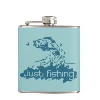 Gone Fishin Flask, Fisherman Flask, Flask for Fishing, Fishing Flask,  Custom Flask, Personalized Flask