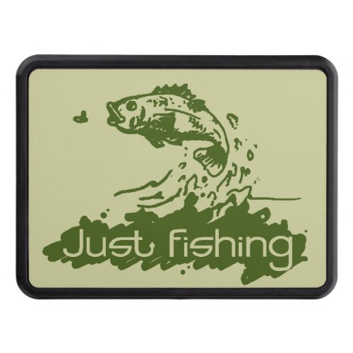 Just fishing green hitch cover