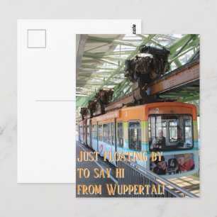 Just floating by to say hi from Wuppertal! Postcard