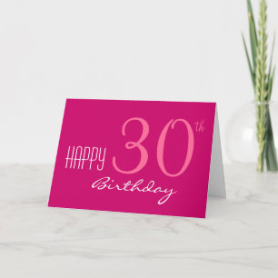 Just for Her 30th Birthday Card