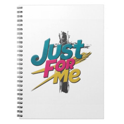 Just for Me on cross art design ladies T Notebook