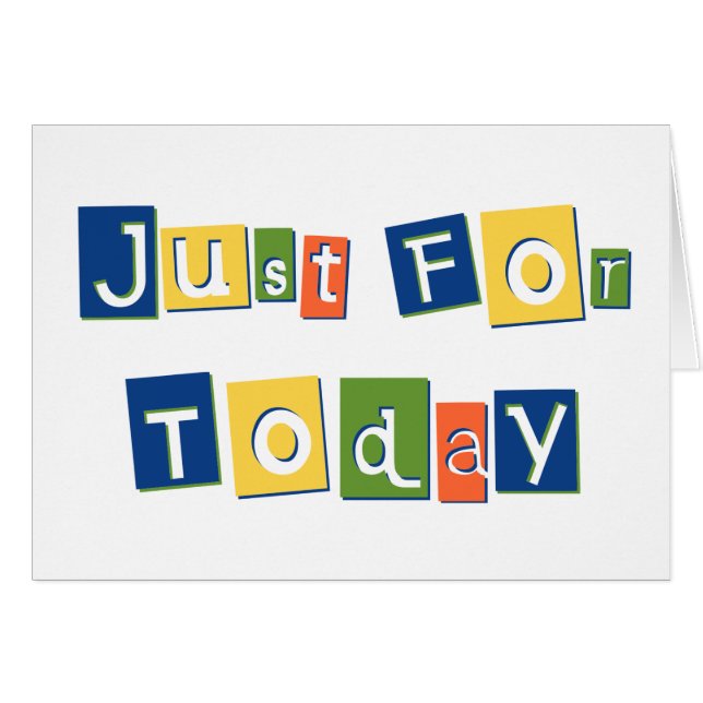 Just for Today Cards (Front Horizontal)
