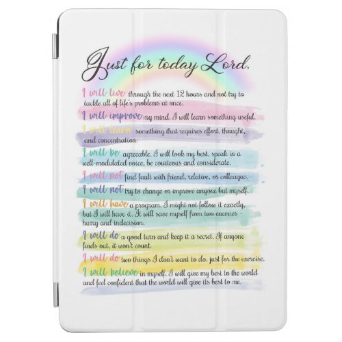 Just for today Lord iPad Air Cover