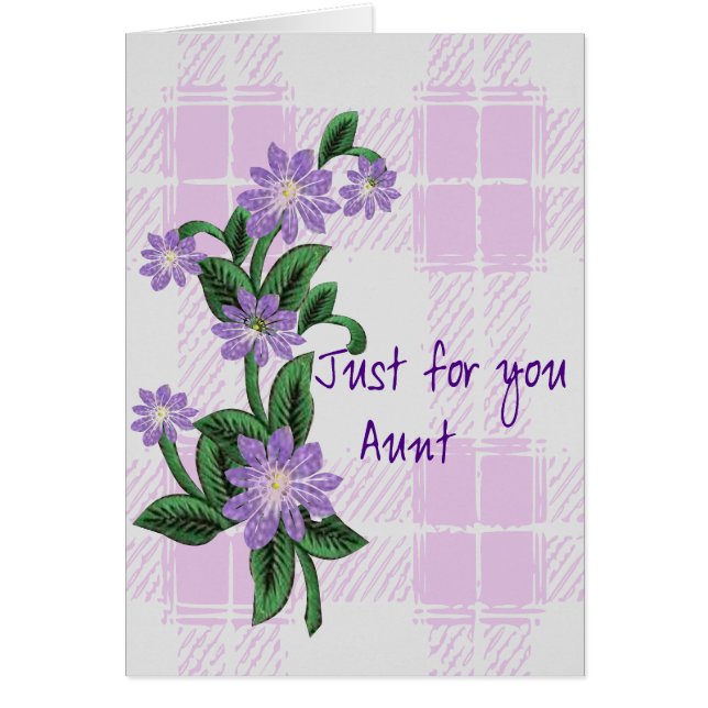 Just for you Aunt: Cards (Front)