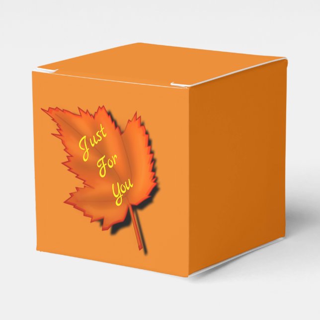 Just For You  Favor Boxes (Front Side)