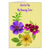 Just for you my amazing Sister (Front)