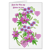 Just for you my Sister-in-law (Front)