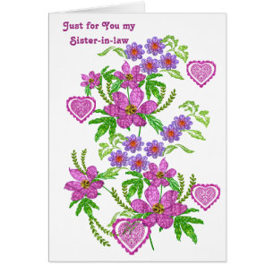 Just for you my Sister-in-law Cards