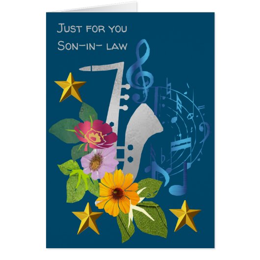 Just for you Son-in-law Cards (Front)