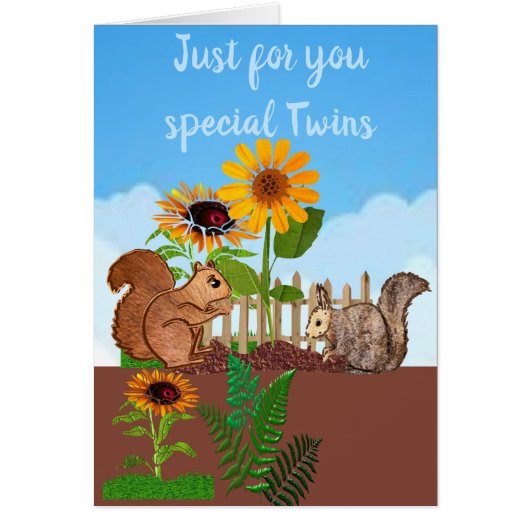 Just for you special twins cards (Front)