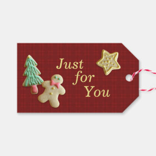 Just For You Sugar Cookie Custom Gift Tags