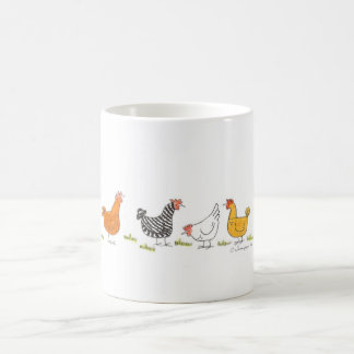 Just Four Chickens On A Mug
