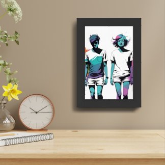 Just Friends Framed Art