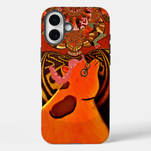 Just Funny Giraffe image design iPhone 16 Plus Case