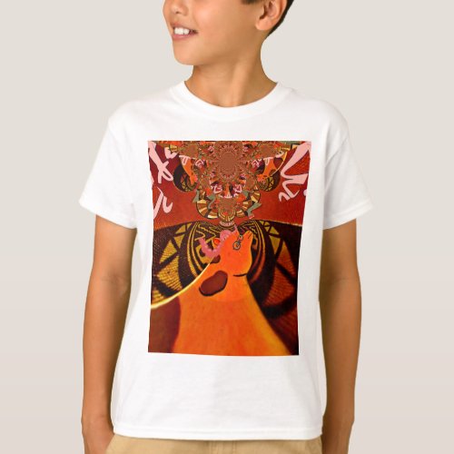 Just Funny Giraffe image design T_Shirt