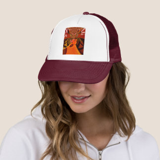 Just Funny Giraffe image design Trucker Hat