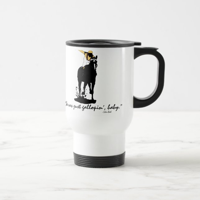 Just Gallopin Rachel Alexandra Mug (Right)