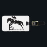 JUST GET OVER IT LUGGAGE TAG<br><div class="desc">The perfect design for any show jumper!</div>