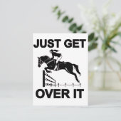 JUST GET OVER IT POSTCARD | Zazzle