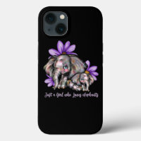 Just Girl Who Love Elephants Flower Animal Recuse