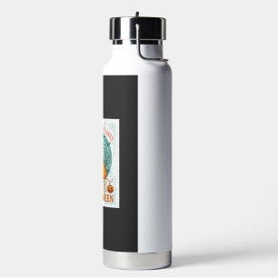 Just Girl Who Loves Corgi Halloween Pumpkins Bats_ Water Bottle