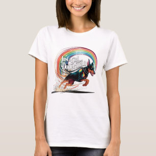 Just Girl Who Loves Doberman T-Shirt