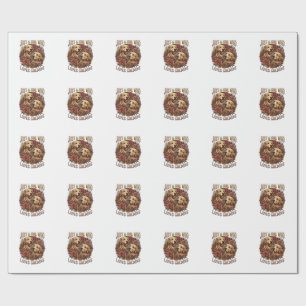 Just Girl Who Loves Goldens Dog Roses_1 Wrapping Paper