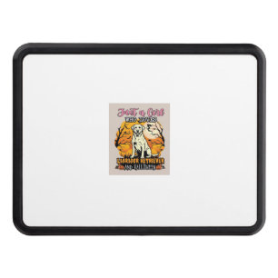 Just Girl Who Loves Labrador Retriever Halloween W Hitch Cover