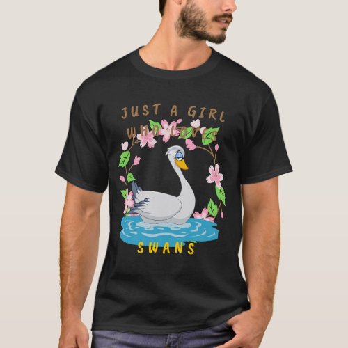 just girls love swans T_Shirt