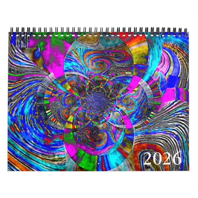 "Just Give Me Color" (Two Page) 2026 Calendar (Cover)