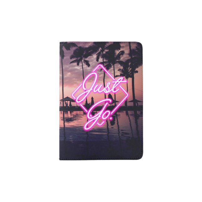 Just Go. Passport Holder (Front)
