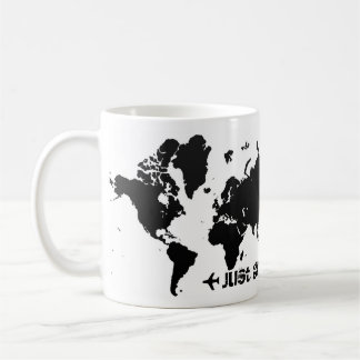 Just Go. World Map Coffee Mug