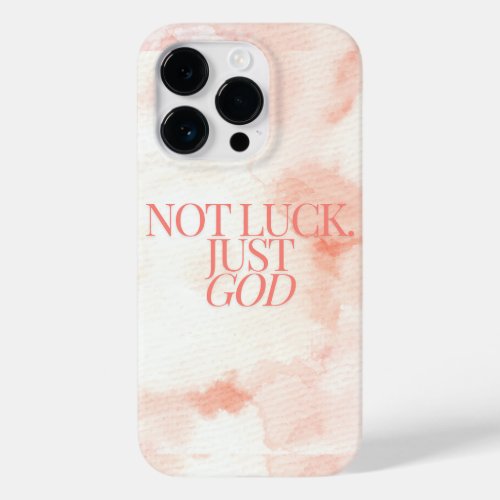 Just God Iphone Case