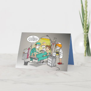 Just Google your surgery. Letterpress Thank You Card