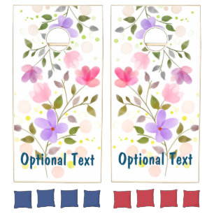 Just Gorgeous Flowers Cornhole Set