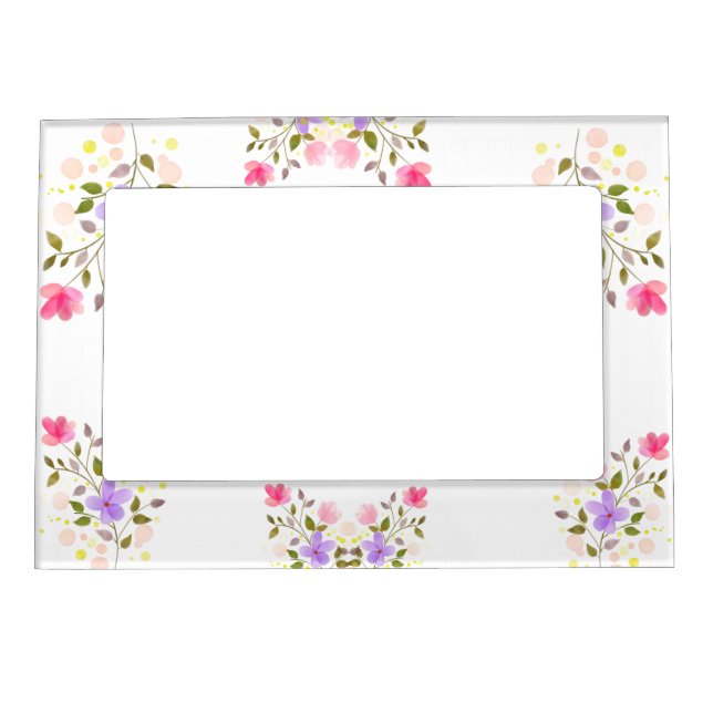 Just Gorgeous Flowers Magnetic Frame (Front)