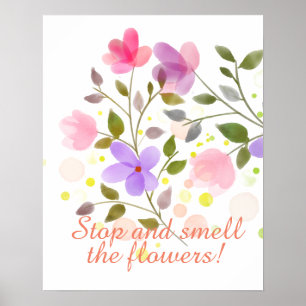 Just Gorgeous Flowers Poster