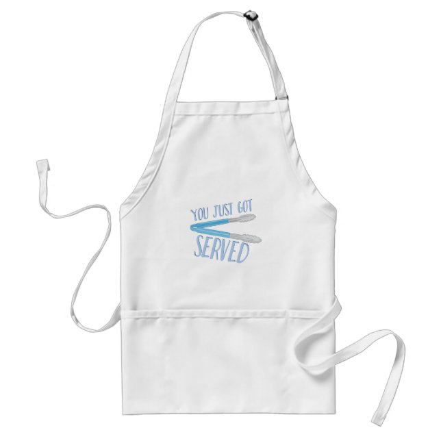 Just Got Served Adult Apron (Front)