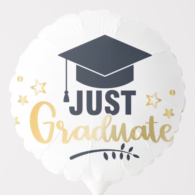 Just Graduated Balloon (Front)
