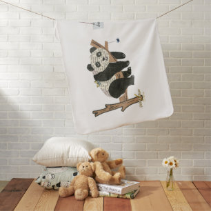 Just Hangin' Baby Blanket by Adiela Akoo