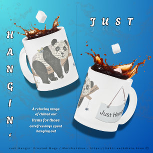 Just Hangin' Frosted Glass Mug - Adiela Akoo